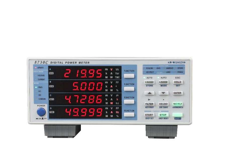 單相功率計，電機檢測